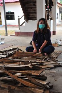 ลงพื้นที่ จัดระบบคัมภีร์ใบลานวัดไตรภูมิ