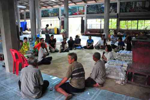 จัดระบบเอกสารใบลานวัดไตรภูมิคณาจารย์