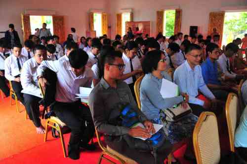 เข้าร่วมโครงการโรงเรียนสืบสานภูมิปัญญาท้องถิ่นพิพิธภัณฑ์วัดมณีวนาราม