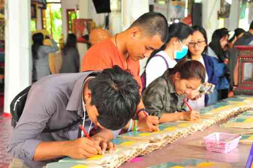 นิสิตกัมพูชา รายงานผลการศึกษาฯ ต่อ กรมความร่วมมือระหว่างประเทศ