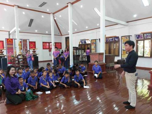 ครู นักเรียน บ้านพงโพดเยี่ยมชมพิพิธภัณฑ์วัดมหาชัย