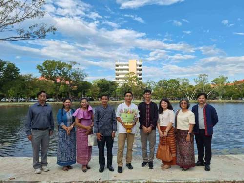 สถาบันวิจัยศิลปะและวัฒนธรรมอีสาน ร่วมพิธีสมโภชผ้าพระกฐินพระราชทาน มหาวิทยาลัยมหาสารคาม ประจำปี 2567