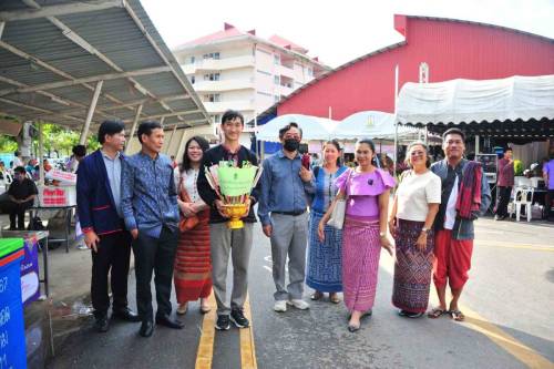 สถาบันวิจัยศิลปะและวัฒนธรรมอีสาน ร่วมพิธีสมโภชผ้าพระกฐินพระราชทาน มหาวิทยาลัยมหาสารคาม ประจำปี 2567